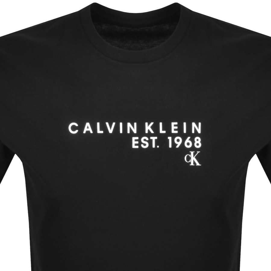 Image number 2 for Calvin Klein Jeans Logo T Shirt Black