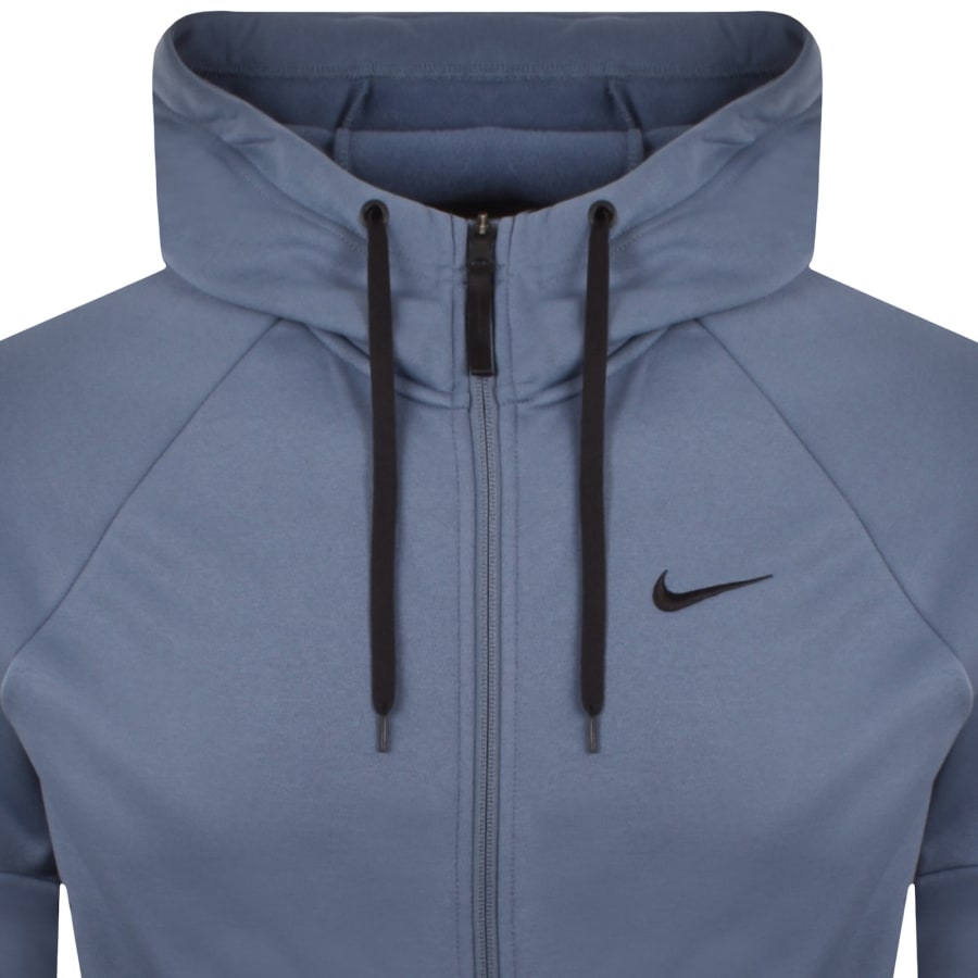 Image number 2 for Nike Training Therma Fit Hoodie Blue