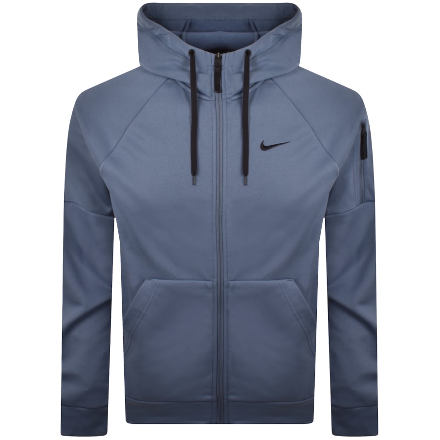 Image number 1 for Nike Training Therma Fit Hoodie Blue
