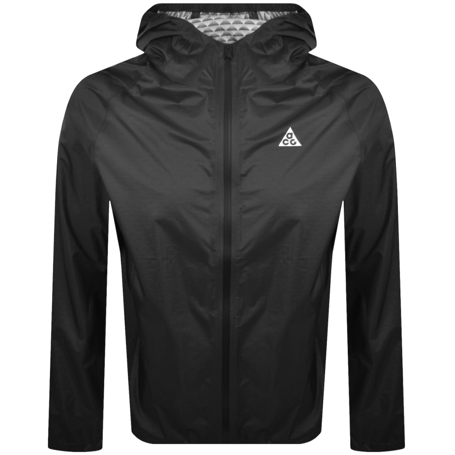 Image number 1 for Nike Full Zip Packable Jacket Black