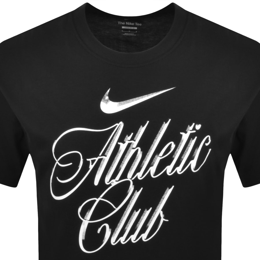 Image number 2 for Nike Loose Fit Script T Shirt Black