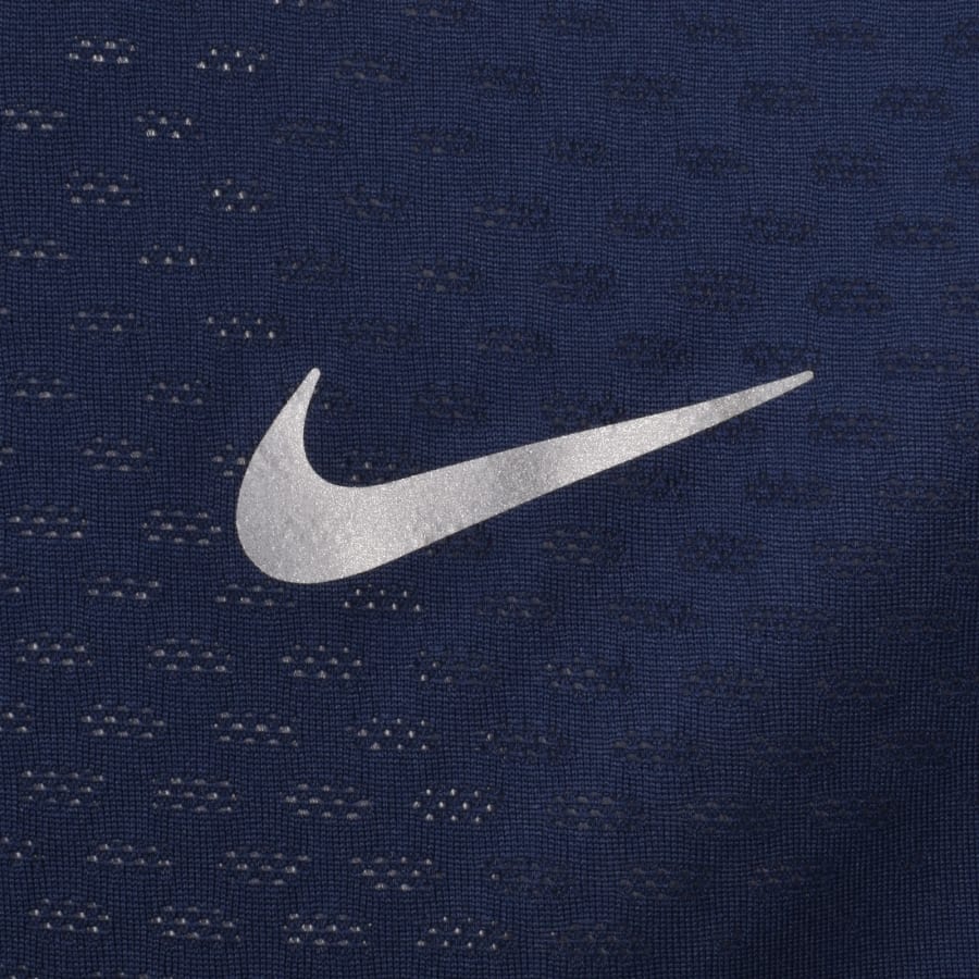 Image number 3 for Nike Running Dri Fit T Shirt Navy