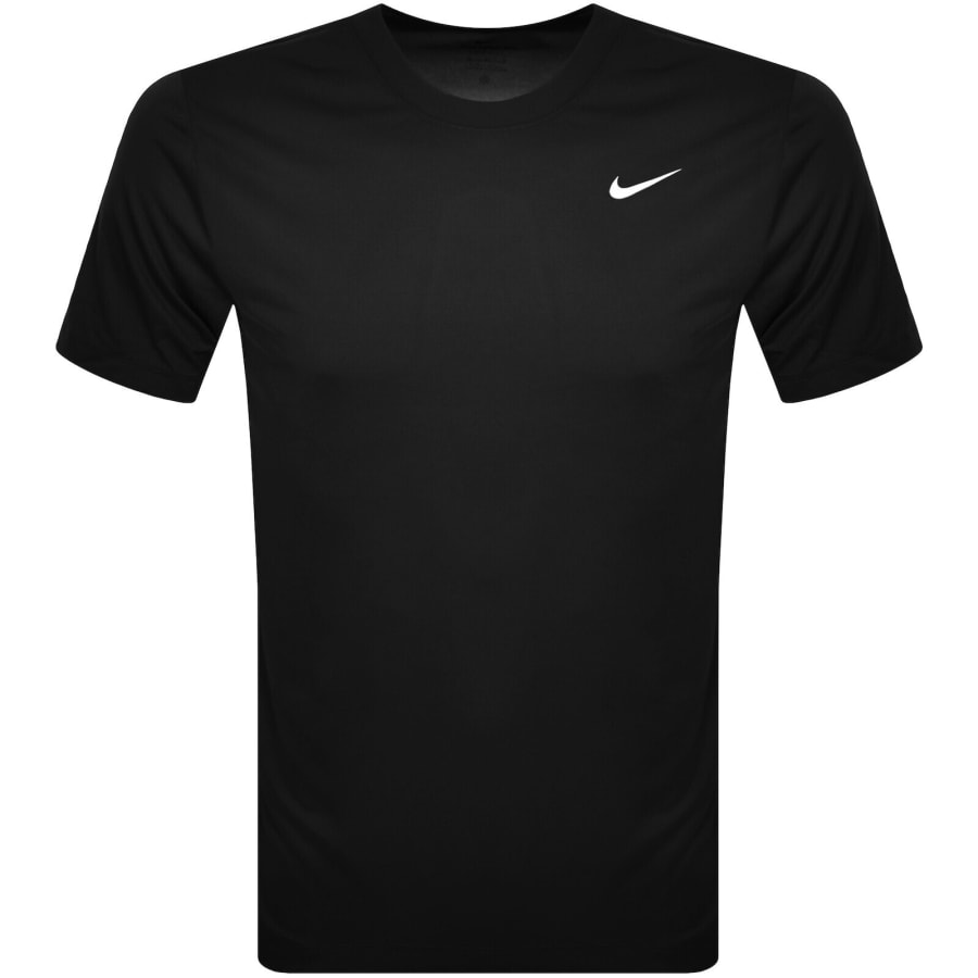 Image number 1 for Nike Training Dri Fit Logo T Shirt Black