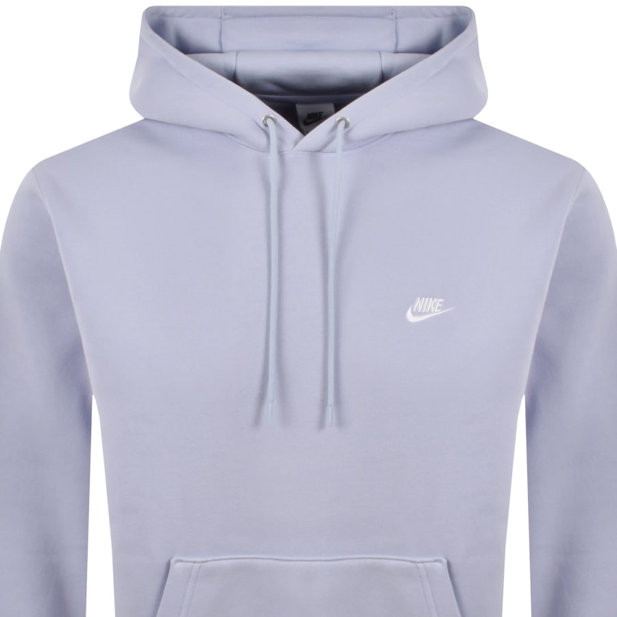 Image number 2 for Nike Logo Hoodie Lilac