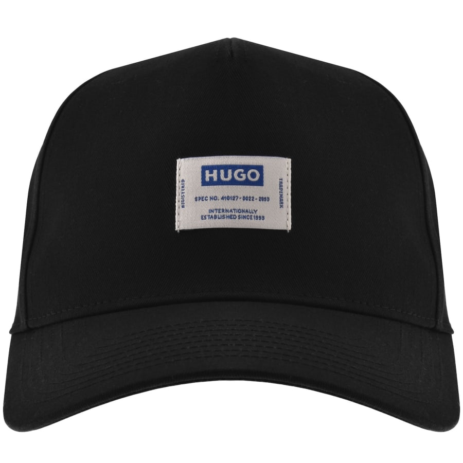 Image number 1 for HUGO Blue Merk Baseball Cap Black