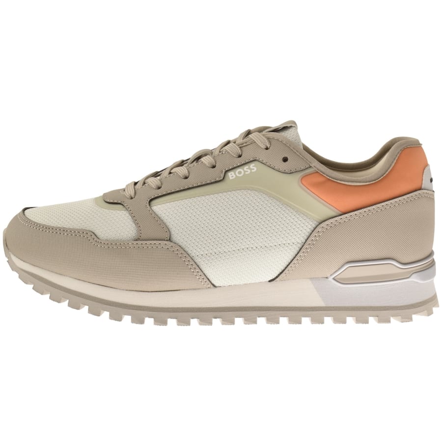 Image number 1 for BOSS Parkour L Runner Trainers Beige