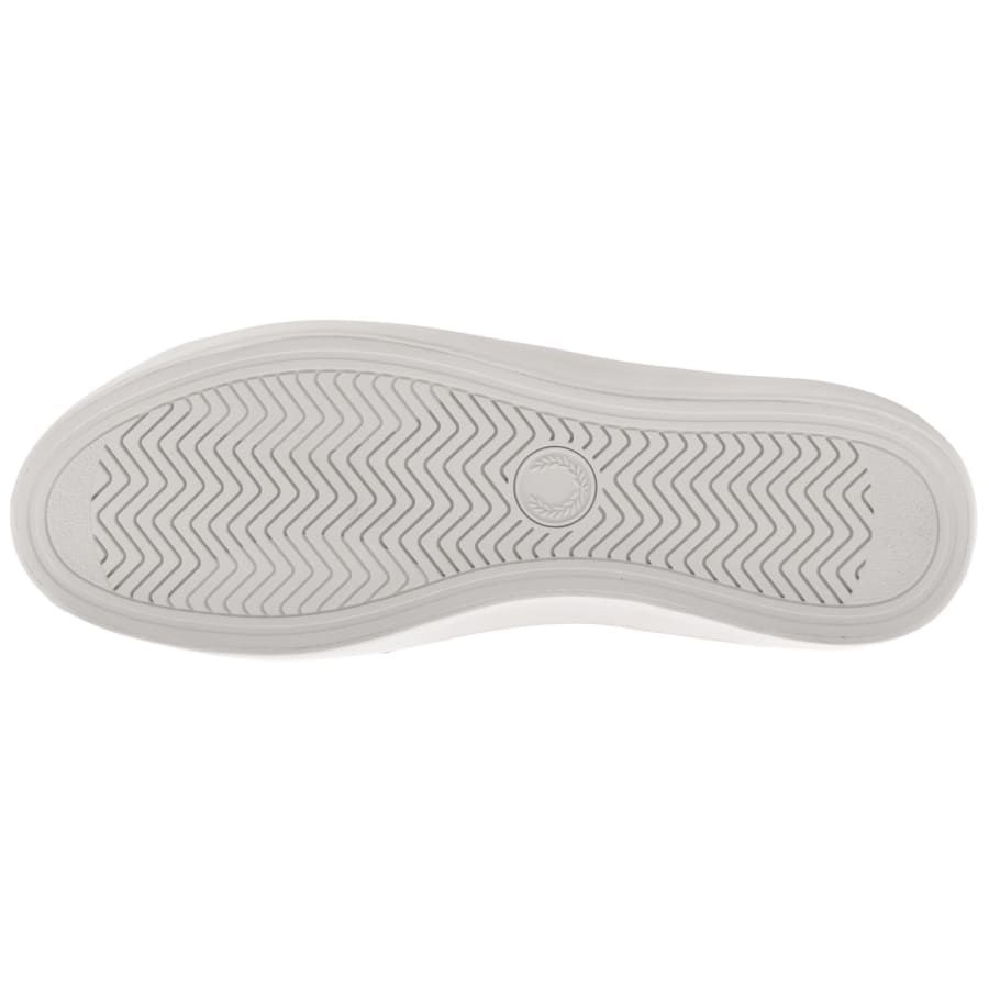 Image number 5 for Fred Perry Baseline Leather Trainers Brown