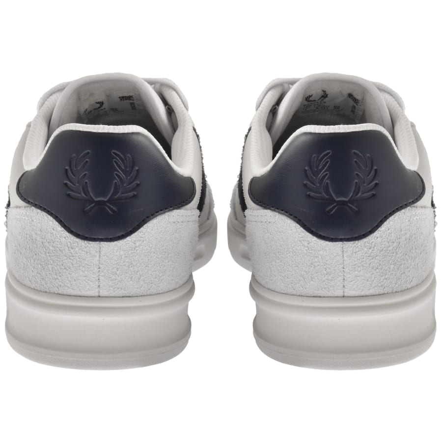Image number 2 for Fred Perry B4 Leather Trainers White