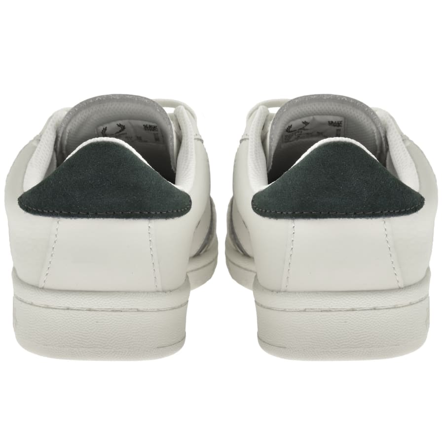 Image number 2 for Fred Perry B725 Leather Trainers Cream
