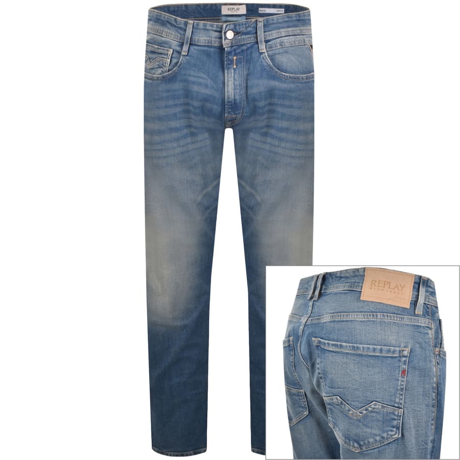 Image number 1 for Replay Rocco Jeans Blue