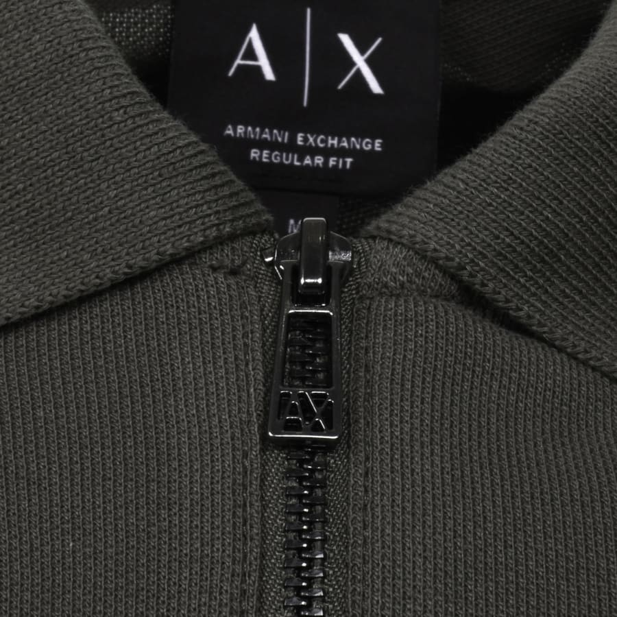 Image number 3 for Armani Exchange Polo T Shirt Chimera Grey