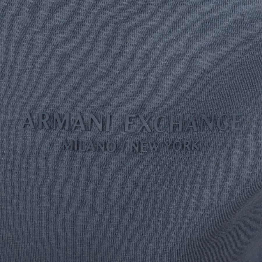 Image number 3 for Armani Exchange Polo T Shirt China Blue