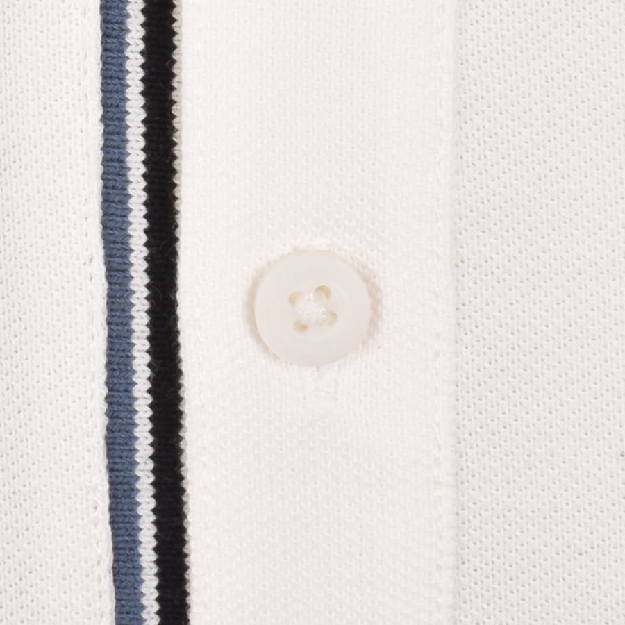 Image number 4 for Armani Exchange Polo T Shirt Off White
