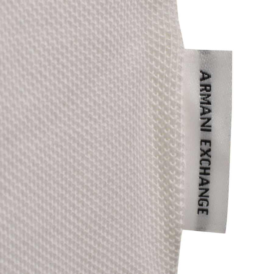 Image number 5 for Armani Exchange Polo T Shirt Off White