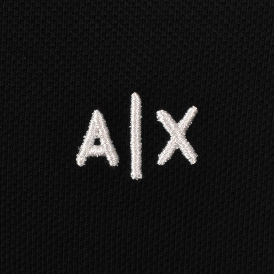 Image number 3 for Armani Exchange Polo T Shirt Black