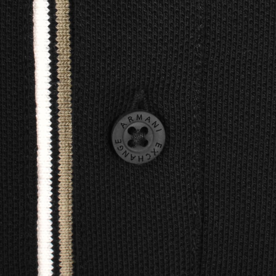 Image number 4 for Armani Exchange Polo T Shirt Black