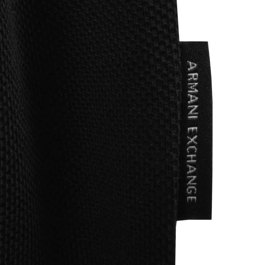 Image number 5 for Armani Exchange Polo T Shirt Black
