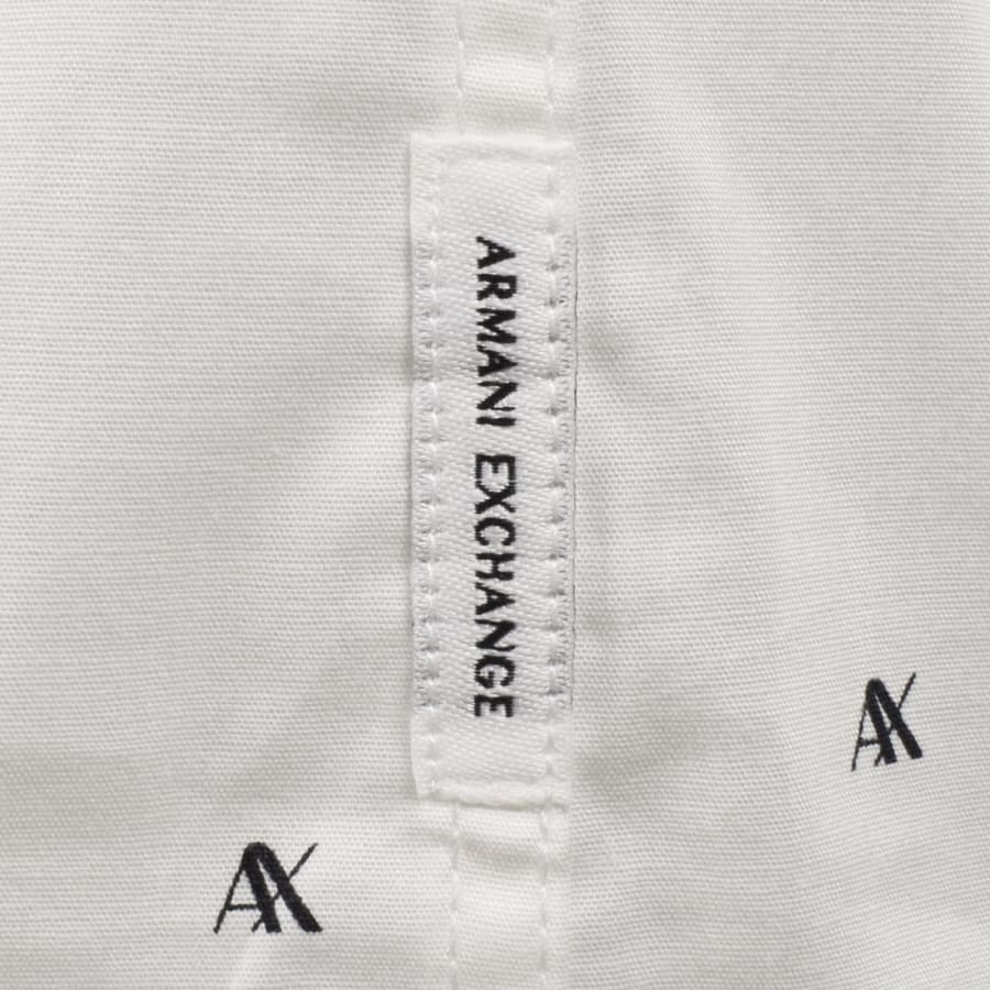 Image number 3 for Armani Exchange AX Pattern Shirt Off White