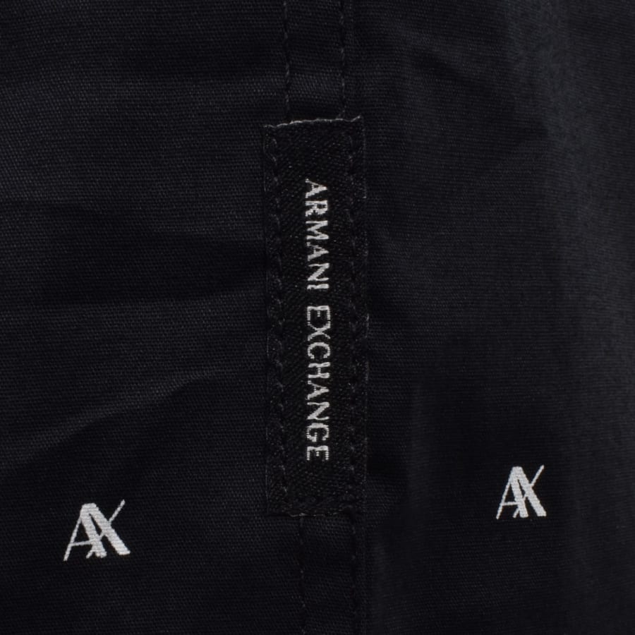 Image number 3 for Armani Exchange AX Pattern Shirt Deep Navy