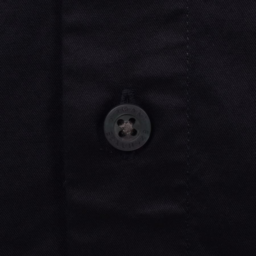 Image number 4 for Armani Exchange Ribbed Cuff Shirt Deep Navy