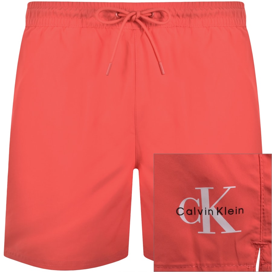 Image number 1 for Calvin Klein Swim Shorts Punch Pink