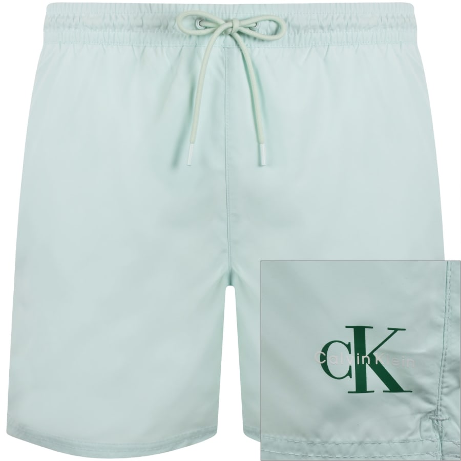 Image number 1 for Calvin Klein Swim Shorts Mint Green