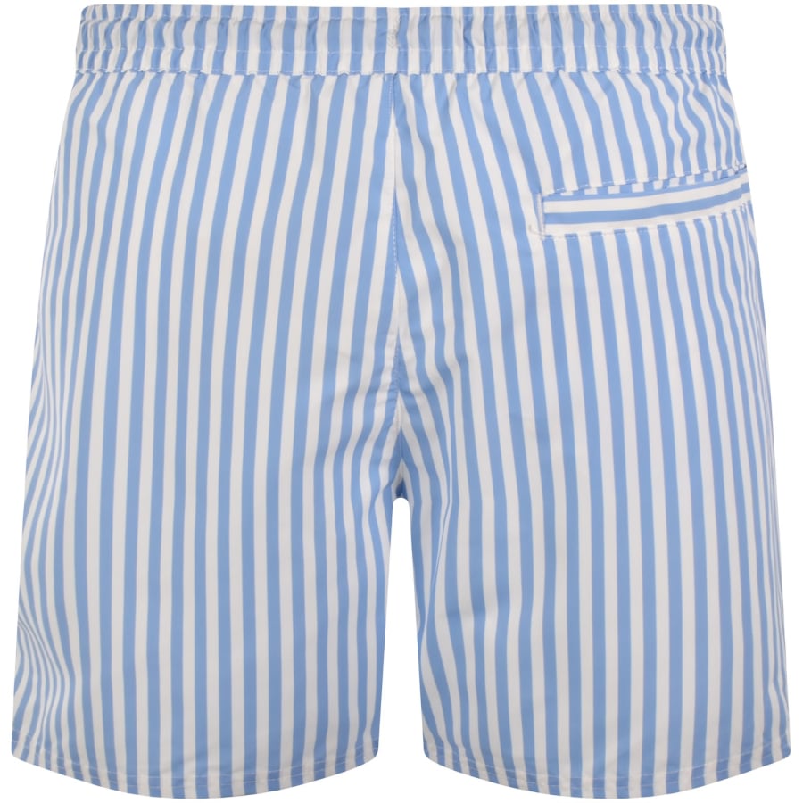 Image number 3 for Calvin Klein Swim Shorts Penny Stripe Blue