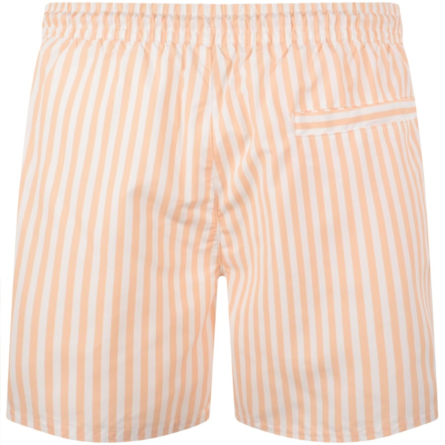 Image number 3 for Calvin Klein Swim Shorts Penny Stripe Orange