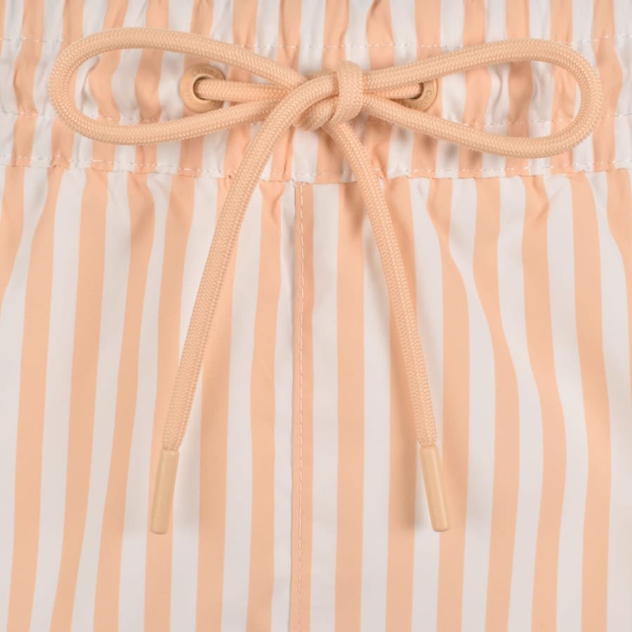 Image number 5 for Calvin Klein Swim Shorts Penny Stripe Orange