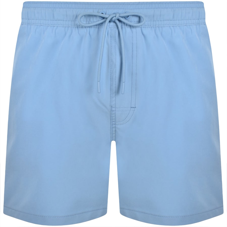 Image number 2 for Calvin Klein Short Swim Shorts Gulf Blue