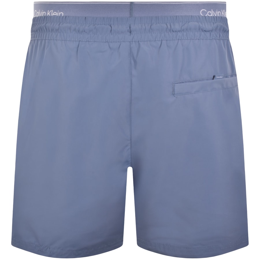 Image number 2 for Calvin Klein Short Swim Shorts Tulip Blue
