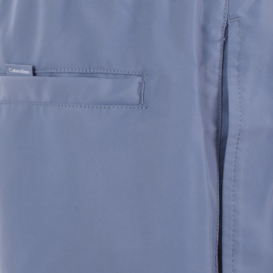 Image number 3 for Calvin Klein Short Swim Shorts Tulip Blue