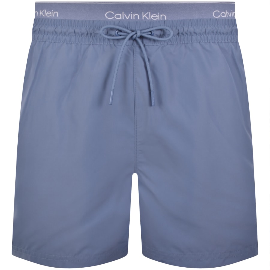 Image number 1 for Calvin Klein Short Swim Shorts Tulip Blue