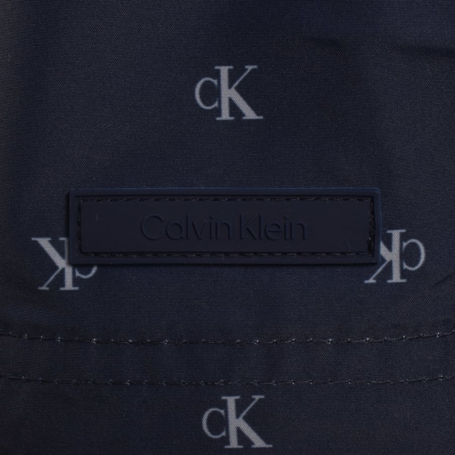Image number 4 for Calvin Klein Short Swim Shorts Shoreline Navy