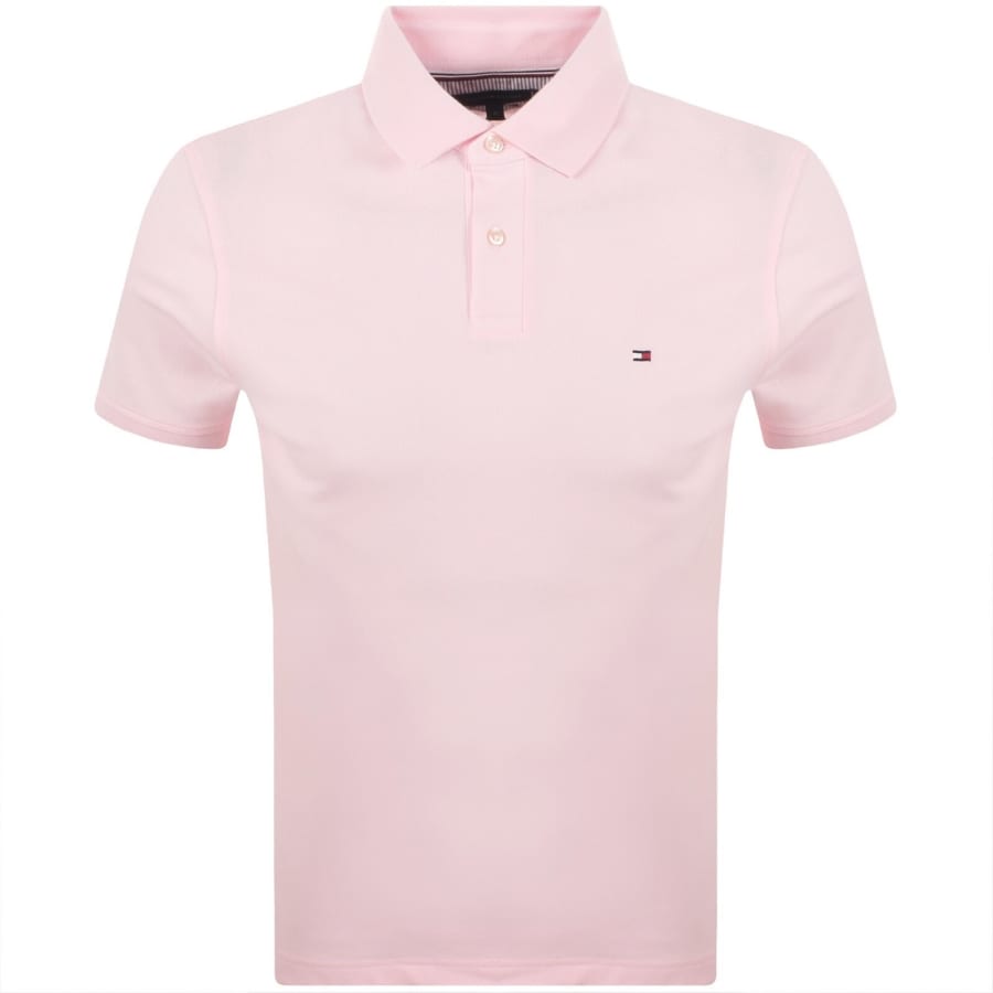 Image number 1 for Tommy Hilfiger Regular Fit 1985 Polo T Shirt Pink