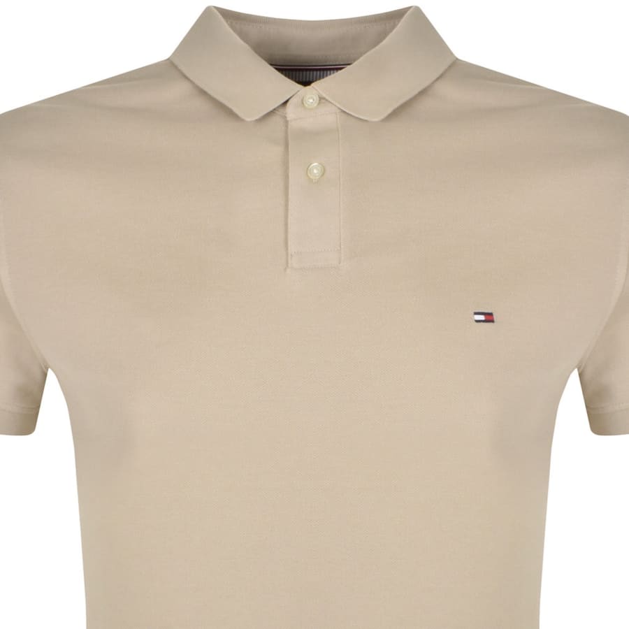 Image number 2 for Tommy Hilfiger 1985 Regular Fit Polo T Shirt Beige