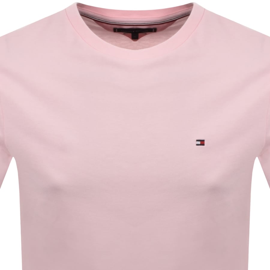 Image number 2 for Tommy Hilfiger Essential Solid T Shirt Pink