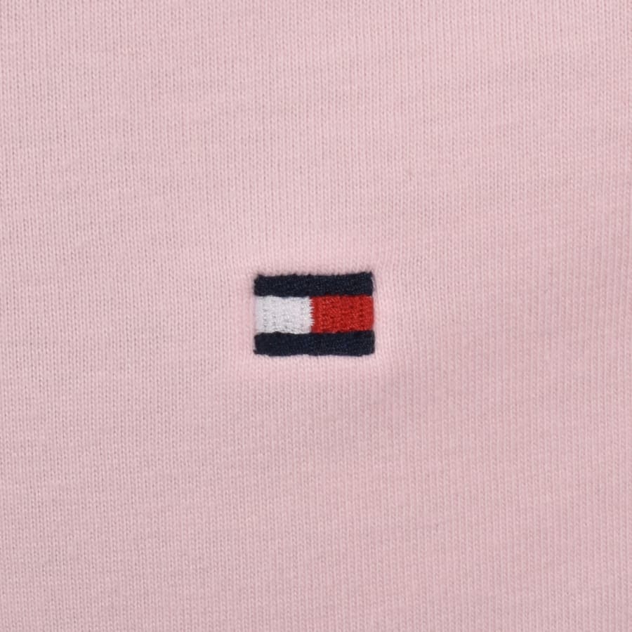 Image number 3 for Tommy Hilfiger Essential Solid T Shirt Pink
