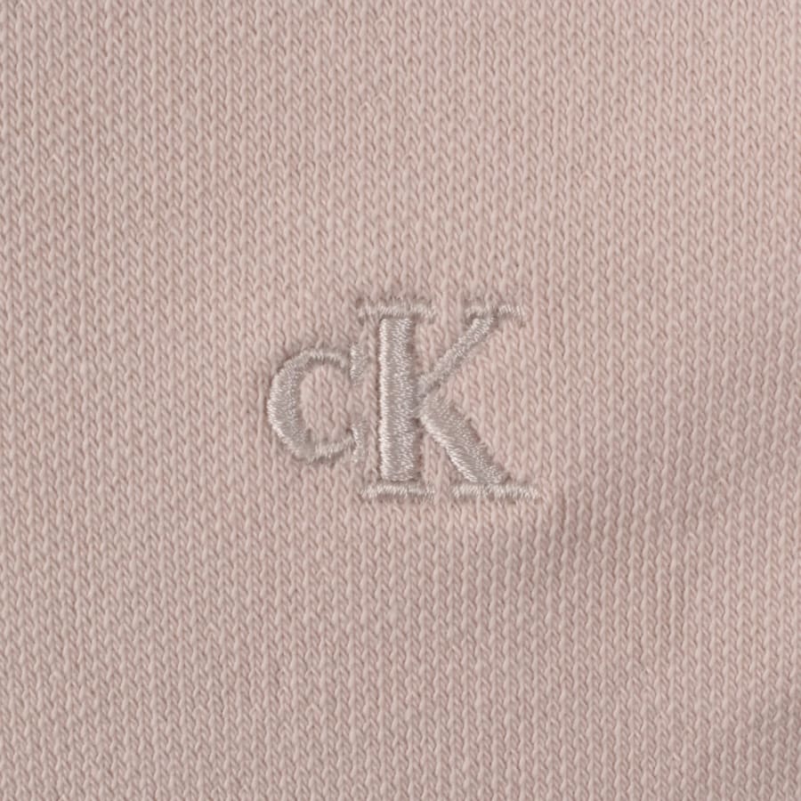 Image number 3 for Calvin Klein Refined Pique Polo T Shirt Pink