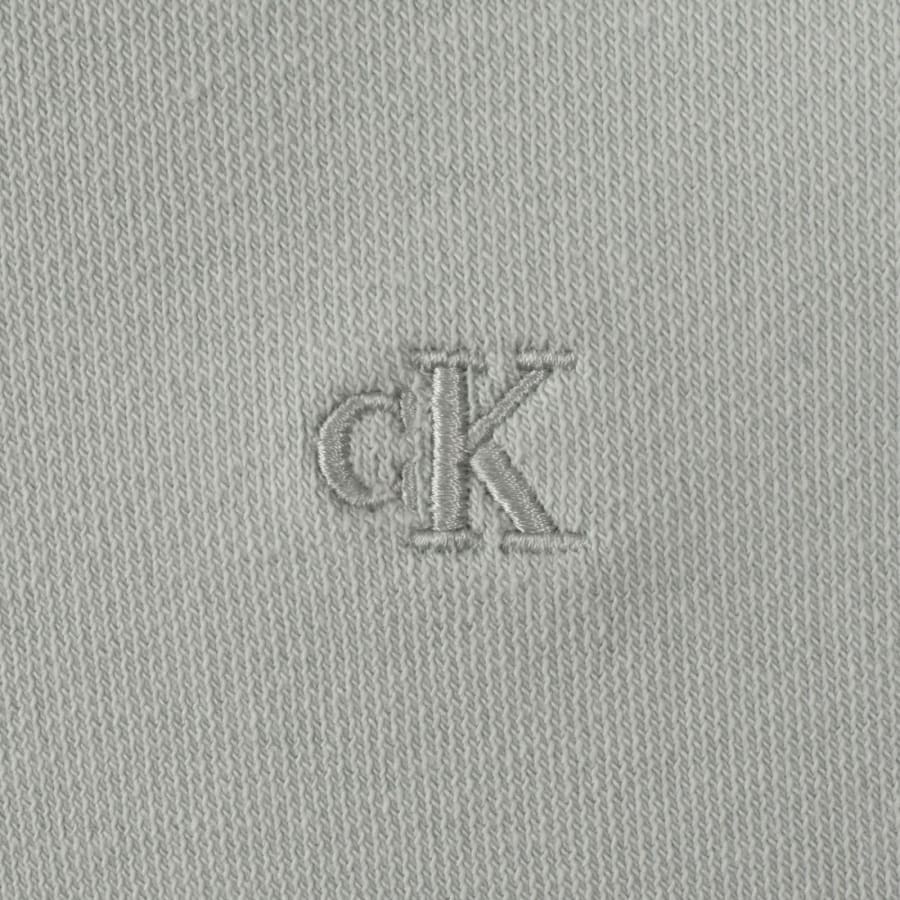 Image number 3 for Calvin Klein Refined Pique Polo T Shirt Blue