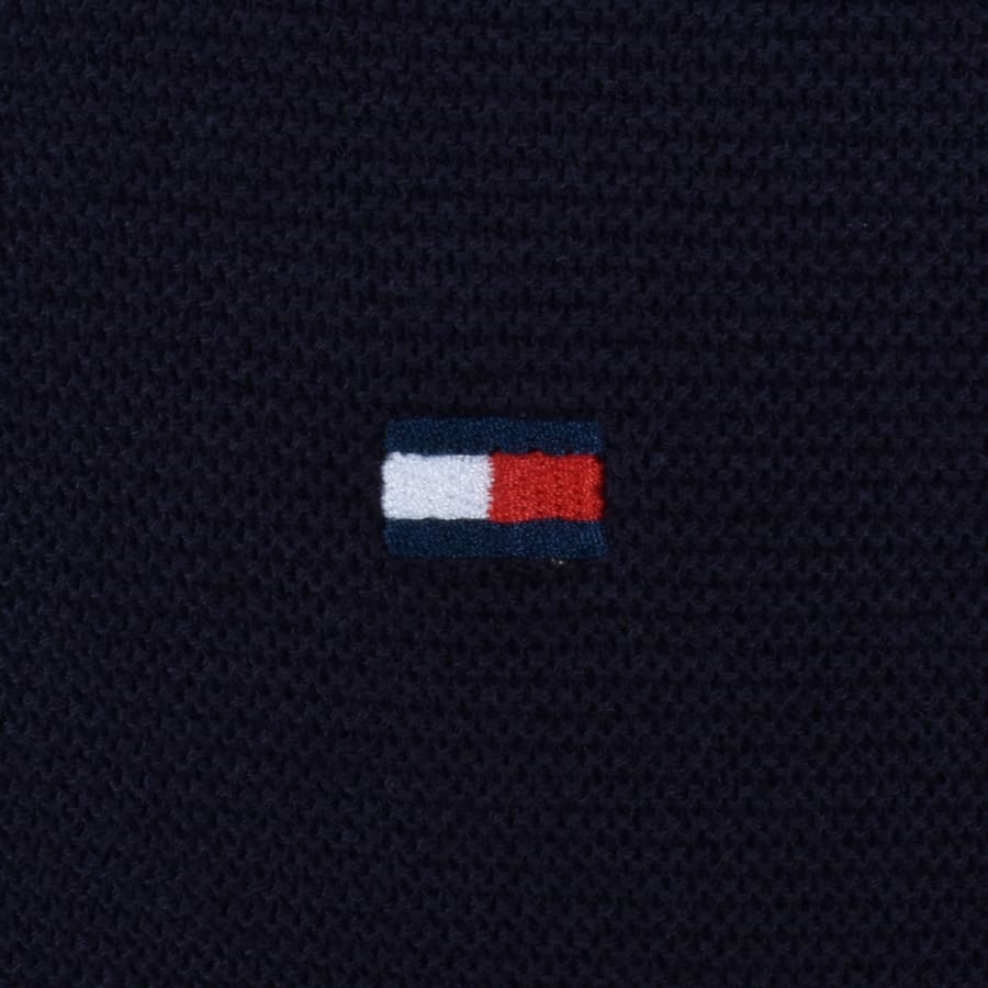 Image number 3 for Tommy Hilfiger Knit Polo Navy