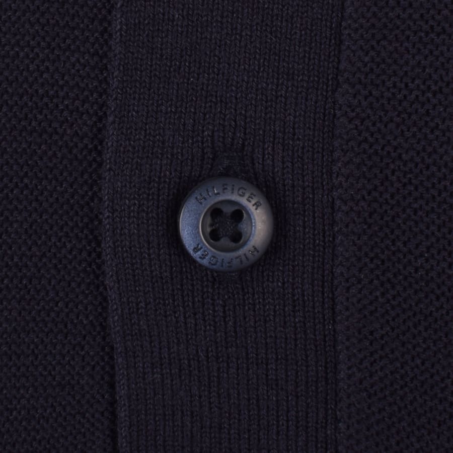 Image number 4 for Tommy Hilfiger Knit Polo Navy