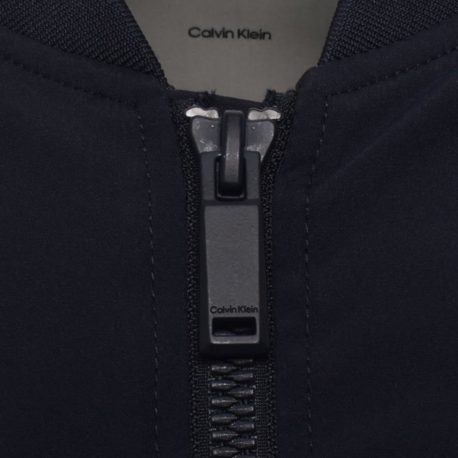Image number 4 for Calvin Klein Tech Bomber Jacket Navy