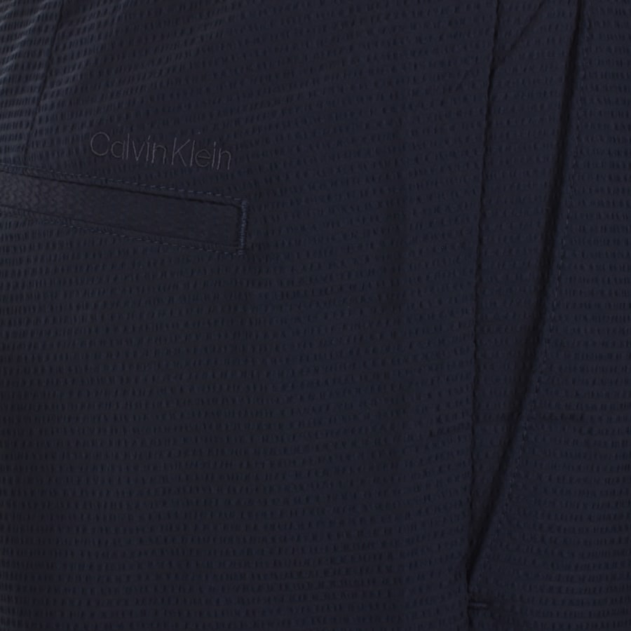 Image number 3 for Calvin Klein Seersucker Trousers Sapphire Navy