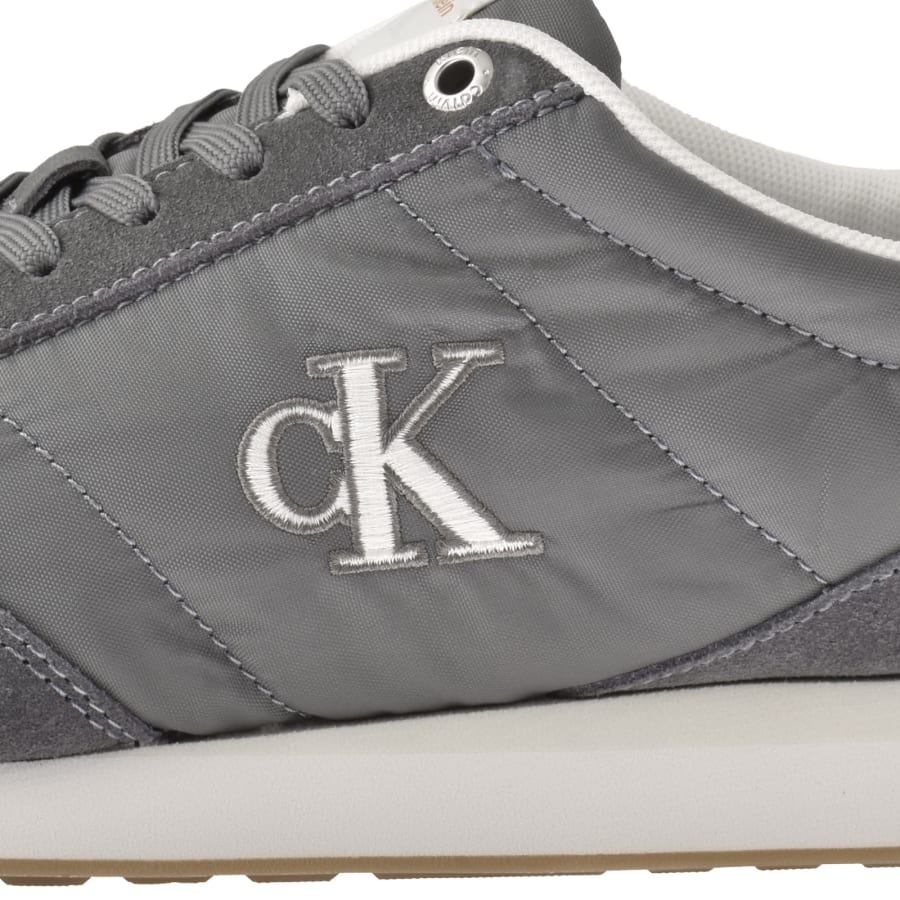 Image number 4 for Calvin Klein Runner Trainers Grey