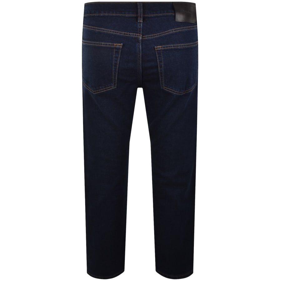 Image number 3 for Calvin Klein Jeans Slim Straight Fit Jeans Blue