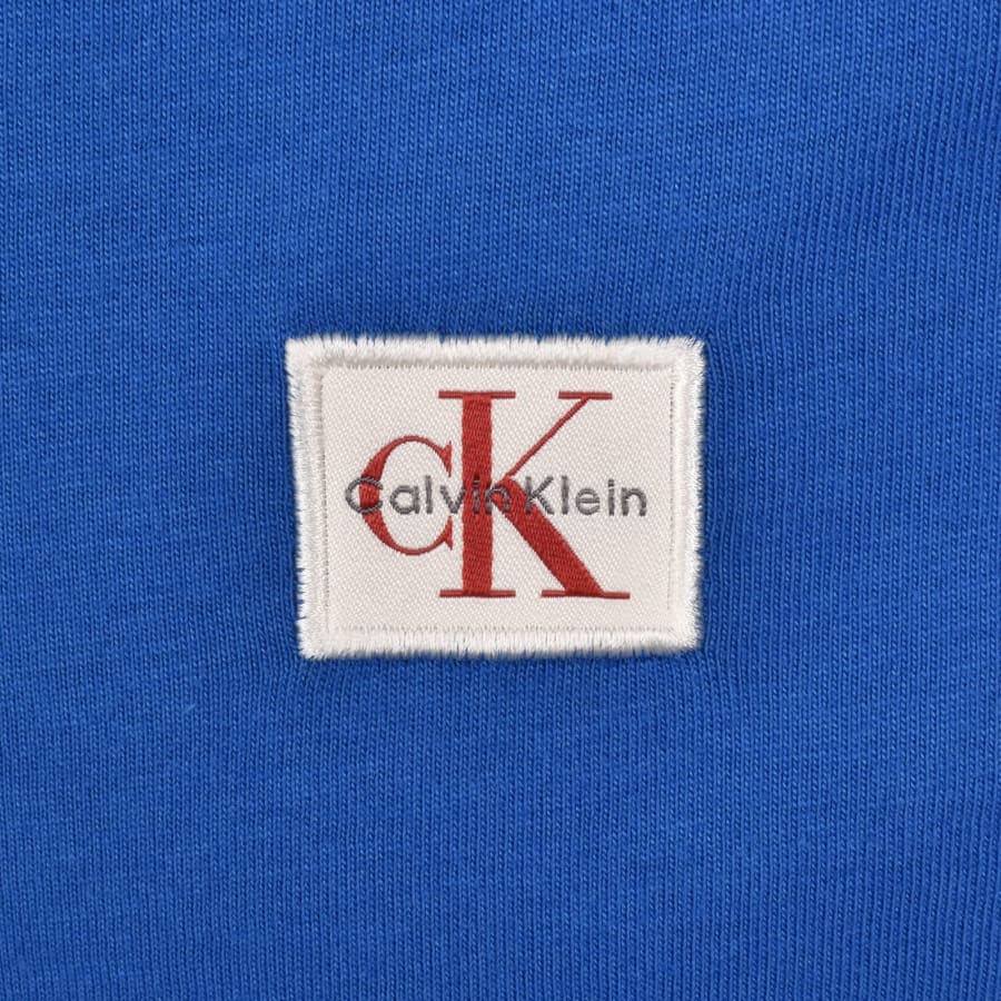 Image number 3 for Calvin Klein Jeans Badge T Shirt Blue
