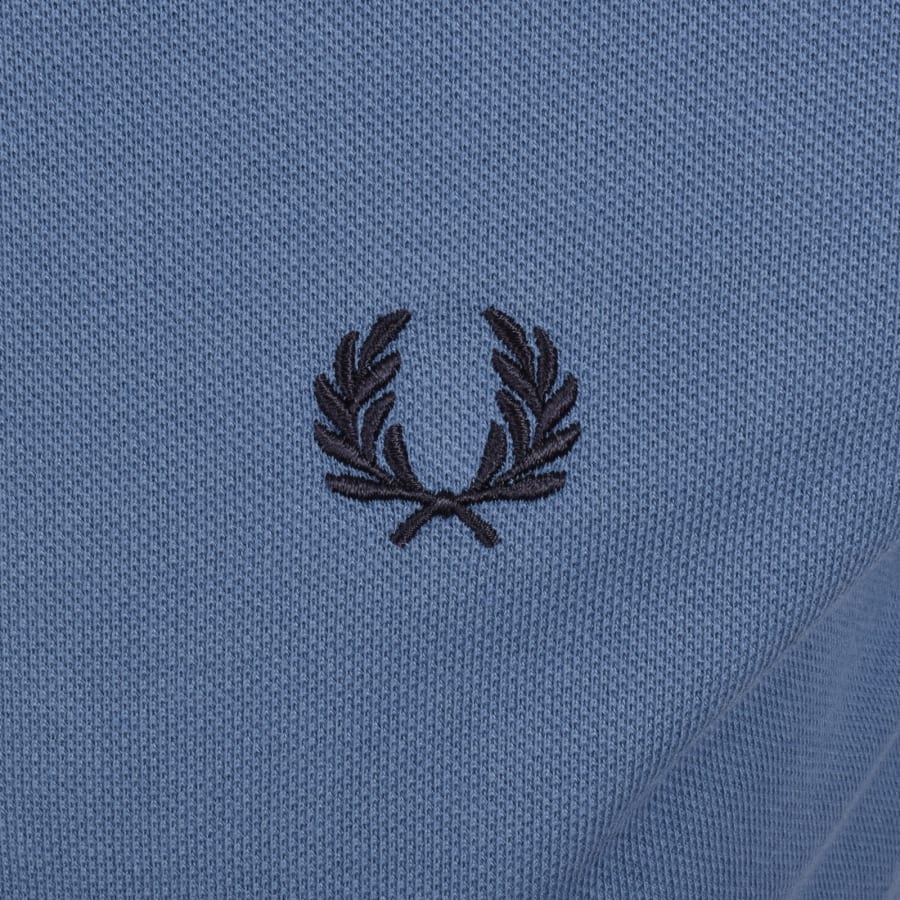 Image number 3 for Fred Perry Twin Tipped Polo T Shirt Blue