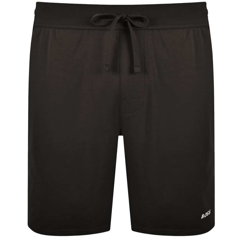 Image number 2 for BOSS Unique Jersey Shorts Brown