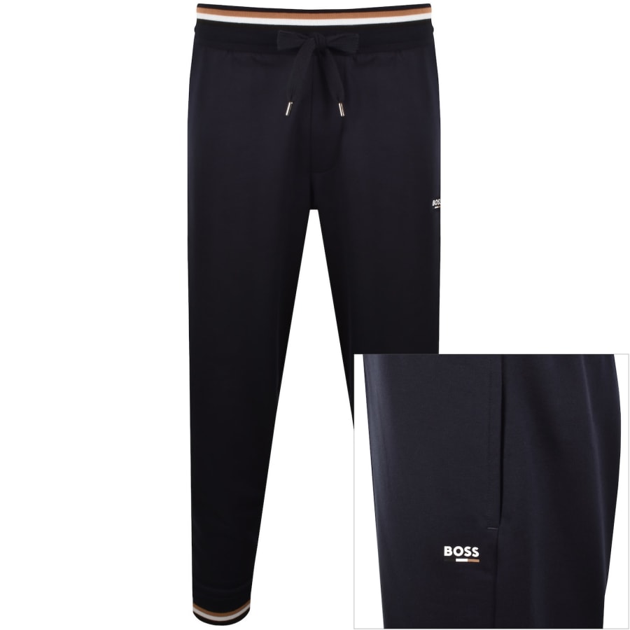 Image number 1 for BOSS Iconic Joggers Navy